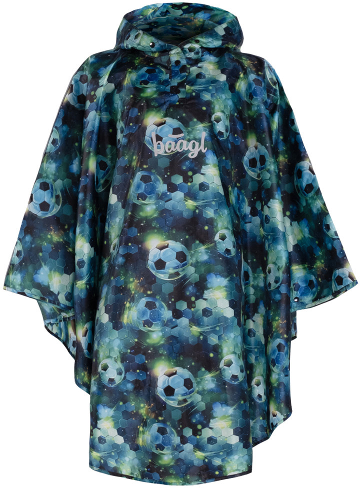 BAAGL Outdoor pláštěnka pončo Fotbal vel. M (130 -150 cm)