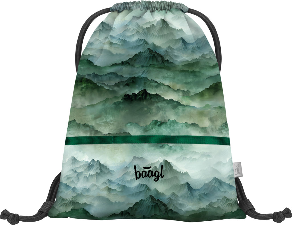 BAAGL DINO Gymsack, zelená, velikost
