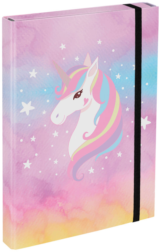 Desky na školní sešity A4 Rainbow Unicorn