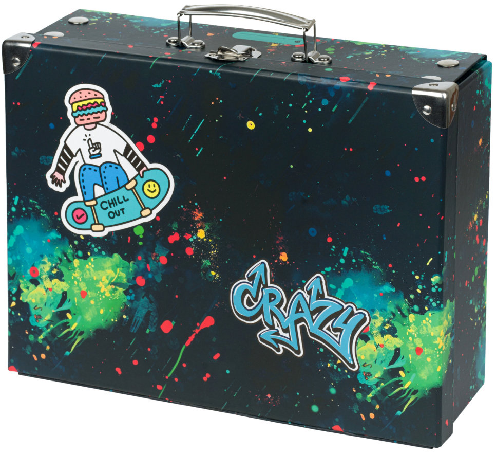 BAAGL Skládací školní kufřík Chill s kováním