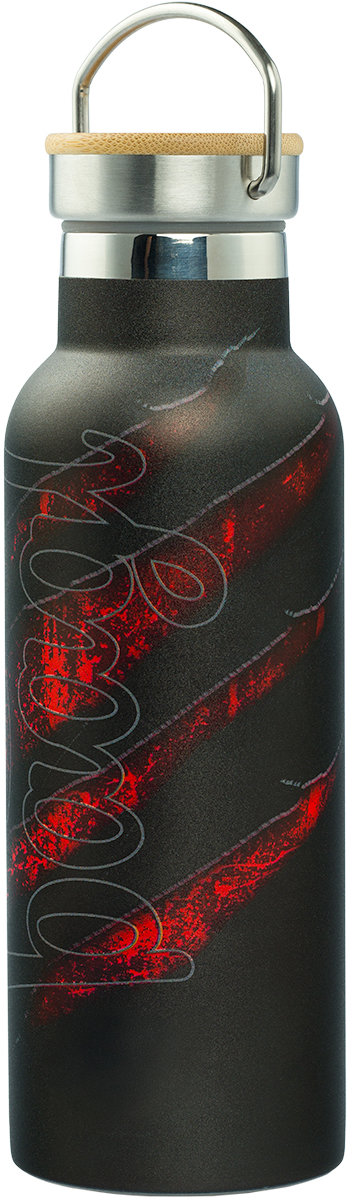 BAAGL Termoláhev s bambusovým víčkem Láva, 500 ml