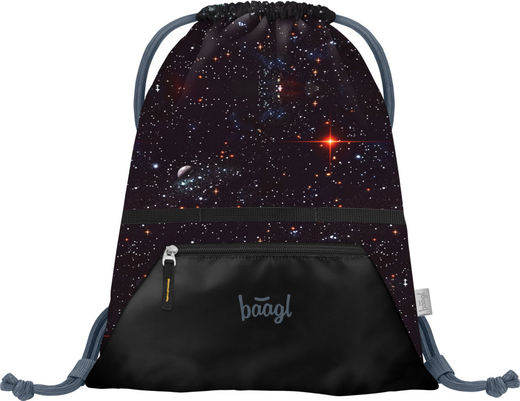 BAAGL PIXEL SPACE Gymsack, černá, velikost