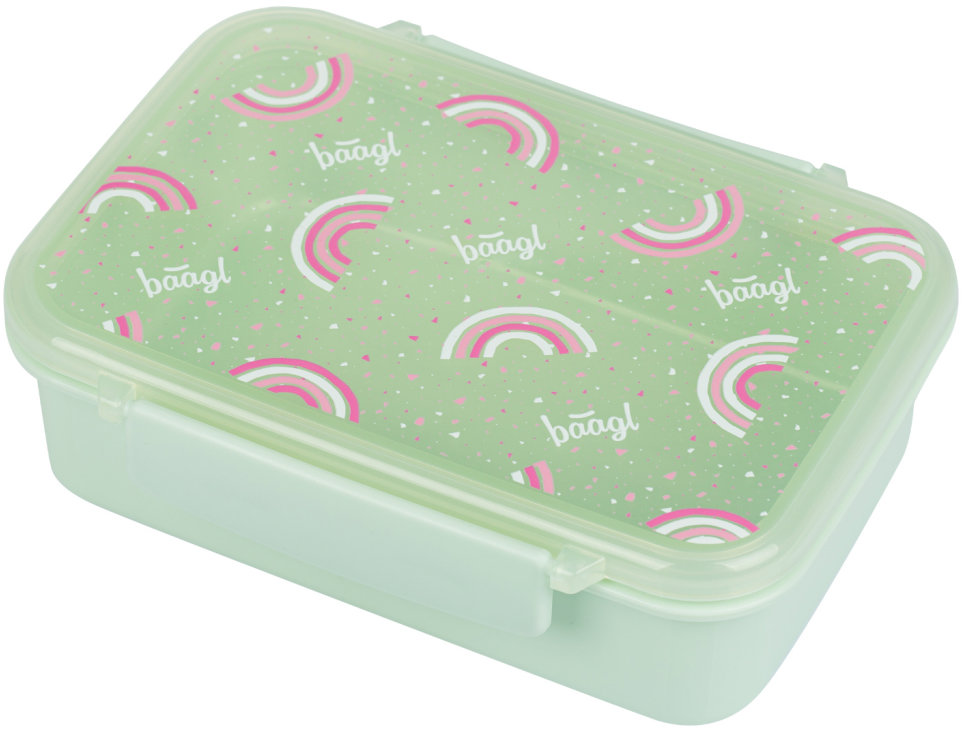 BAAGL Box na svačinu s přihrádkami Duha