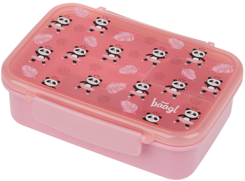 BAAGL Box na svačinu s přihrádkami Panda