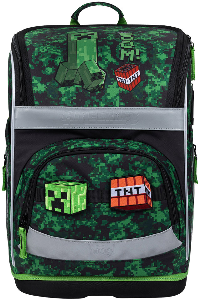 BAAGL Školní aktovka Zippy Plus Minecraft Boom s moderním designem
