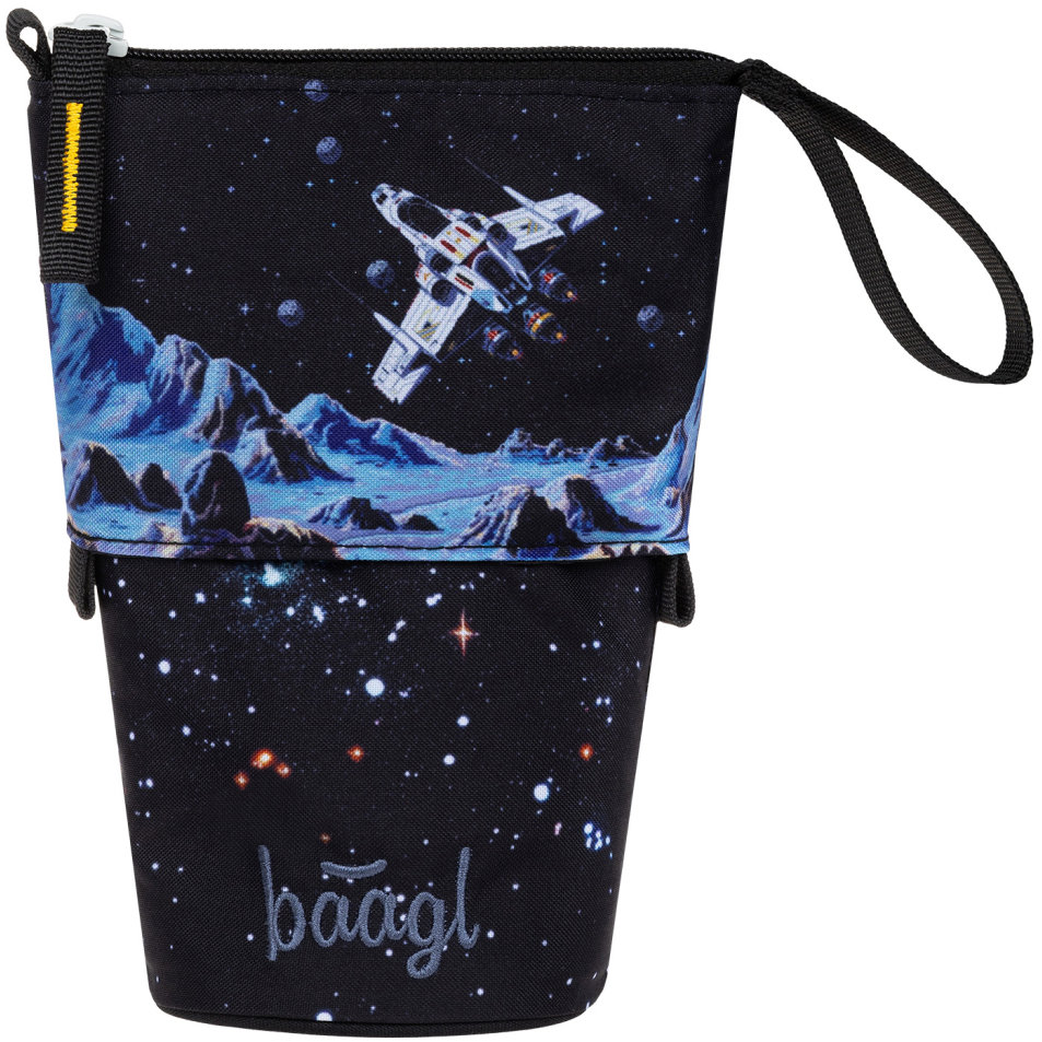 BAAGL Školní penál Pastelkovník Pixel Space GRS