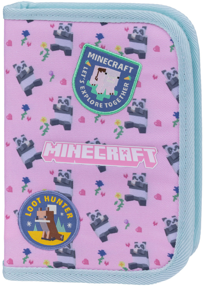 BAAGL Školní penál jednopatrový Minecraft Panda