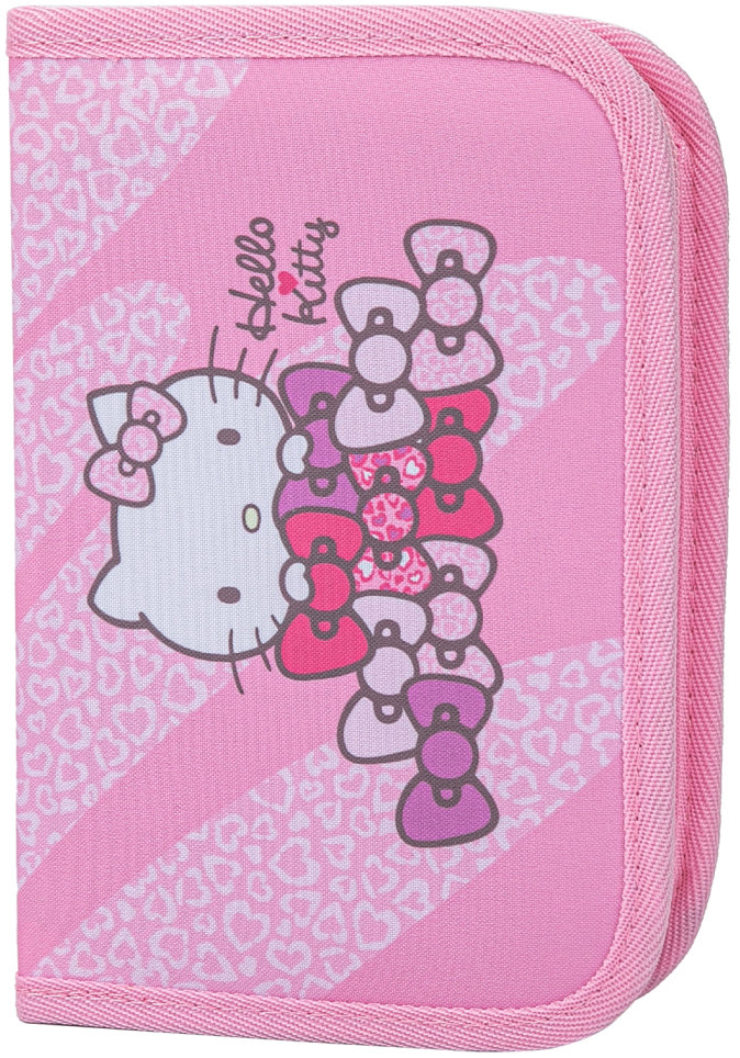 BAAGL Školní penál jednopatrový Hello Kitty Sweet Leopard GRS
