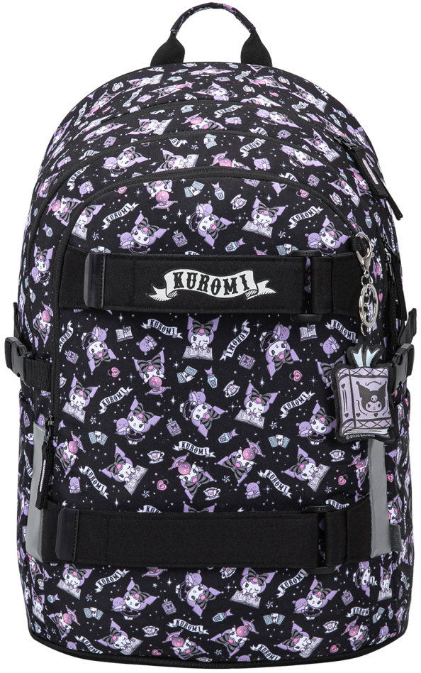 BAAGL Školní batoh Skate Kuromi Black GRS