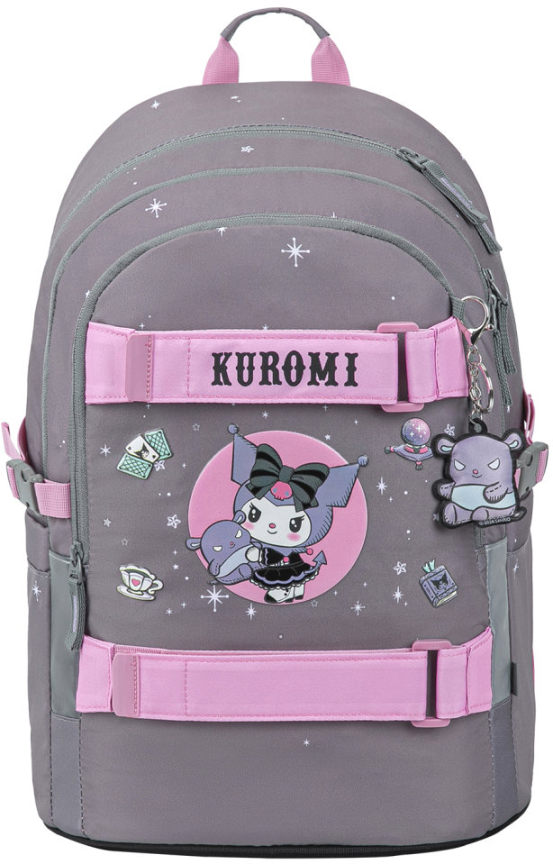 BAAGL Školní batoh Skate Kuromi Grey GRS