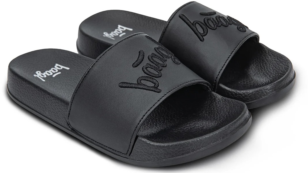 BAAGL Pantofle Logo Black vel. 34