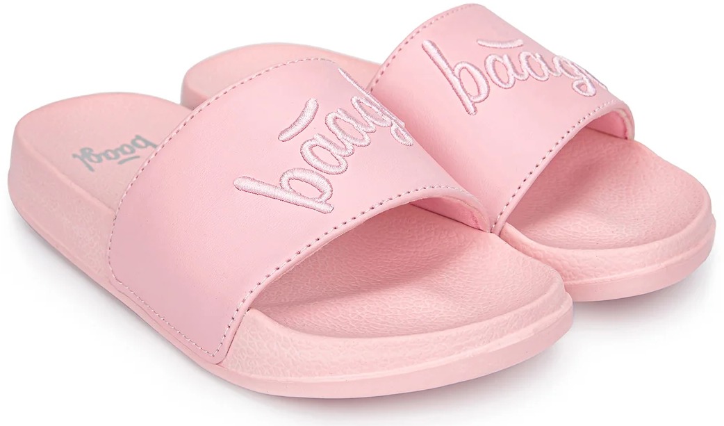 BAAGL Pantofle Logo Pink vel. 35