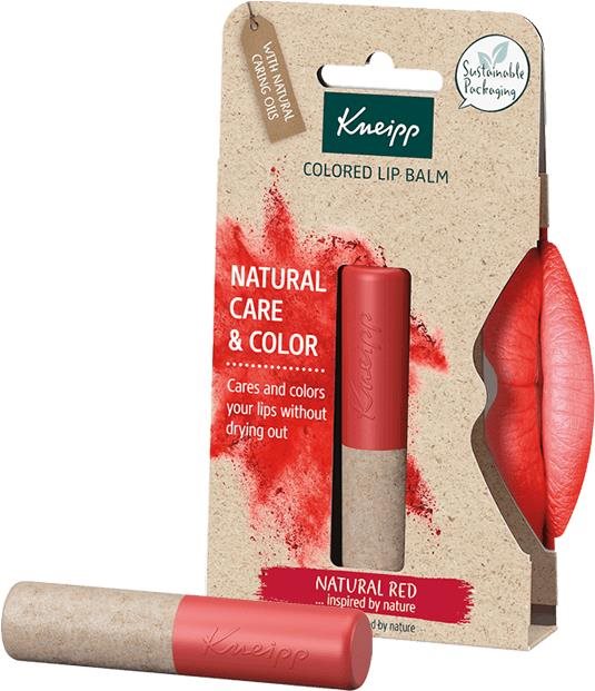 KNEIPP Barevný balzám na rty Natural Red