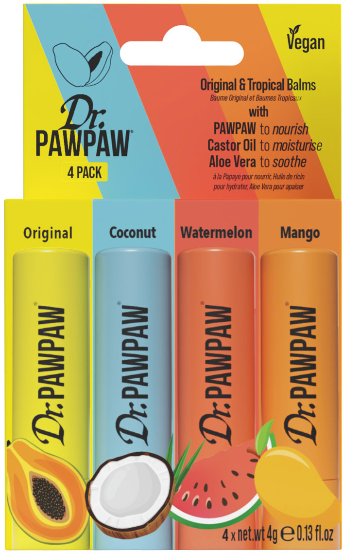 Dr. Pawpaw Flavoured Balm Twist Up Multipack
