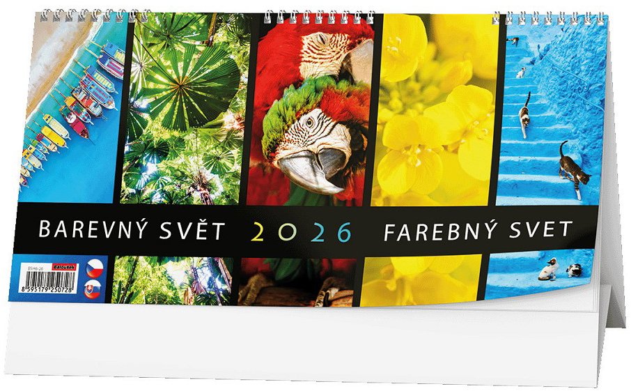 Diář Barevný svět 2026 od Baloušek tisk