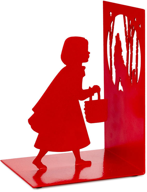 Balvi Knižní zarážka Little Red 27700, červená
