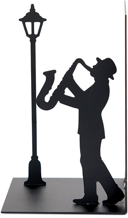 Balvi Knižní zarážka Jazz 27776, černá