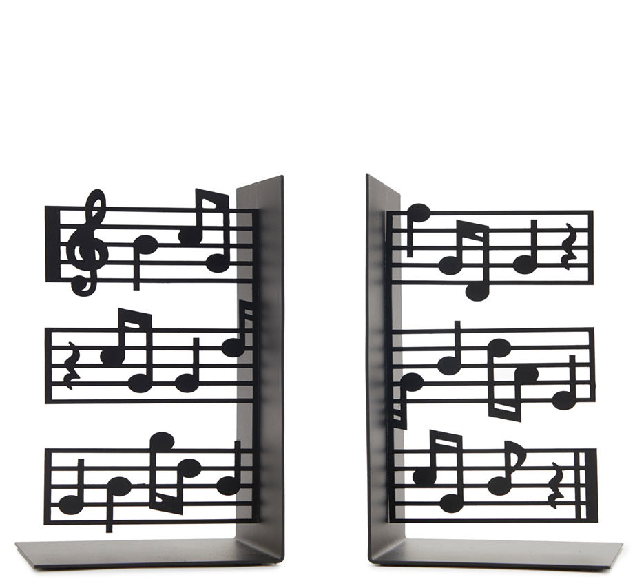 Balvi Knižní zarážky Musik 27774, černé