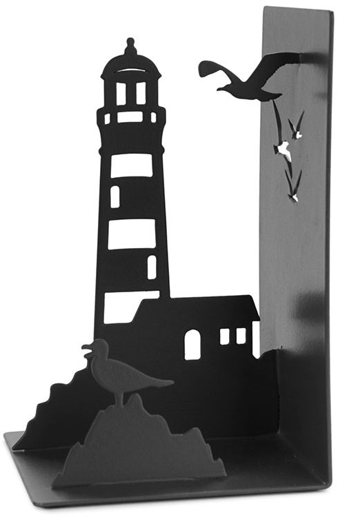 Balvi Knižní zarážka Lighthouse 27909, černá