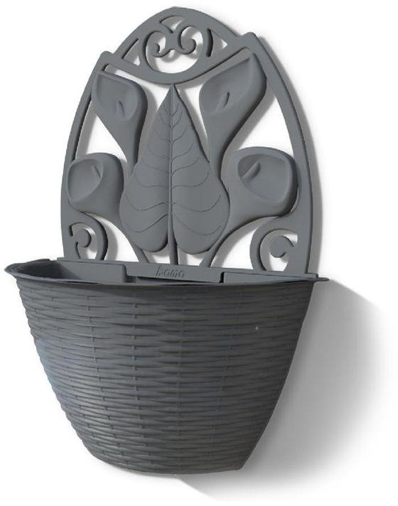 BAMA Závěsný květináč Gerla, antracitový, 32 cm