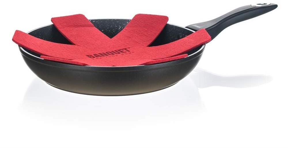 BANQUET Pánev s nepřilnavým povrchem Lumia 24 × 4,8 cm s ochrannou proložkou 28 cm