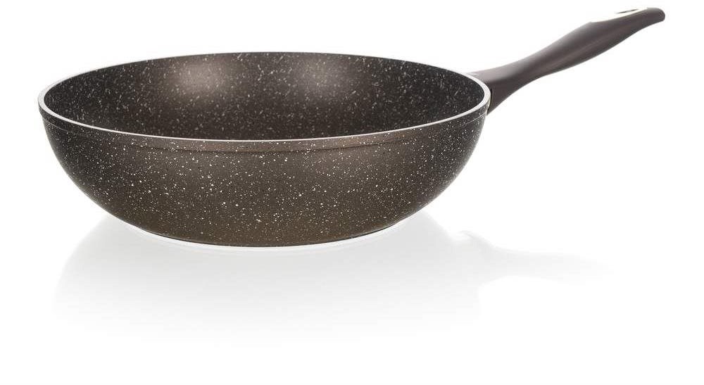 BANQUET Pánev Wok s nepřilnavým povrchem Premium Dark Brown 28 × 7,8 cm