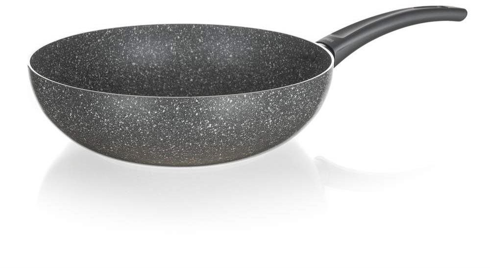 BANQUET Pánev WOK s nepřilnavým povrchem GRANITE PR 28 × 8 cm, indukce