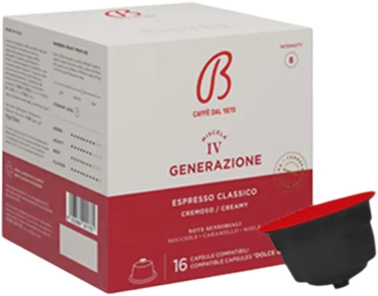 Barbera "DG kom." IV Generazione Espresso 16 kapslí X6