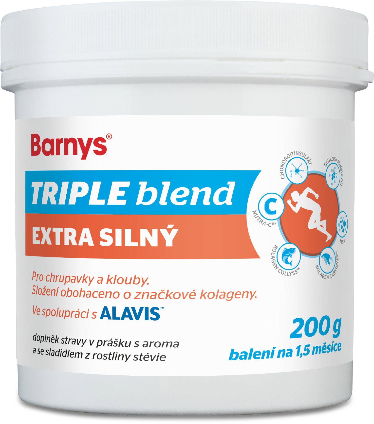 Barnys Triple blend EXTRA SILNÝ 200g