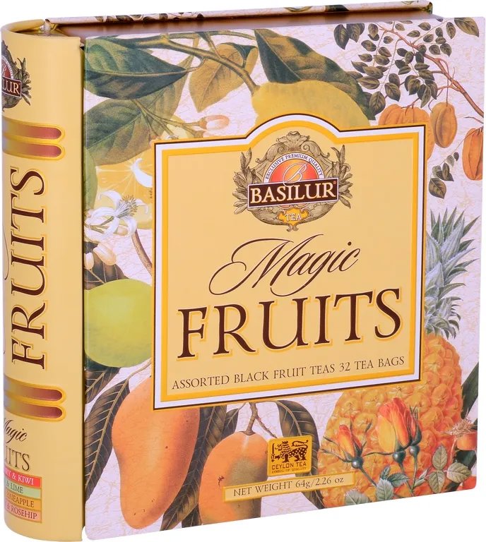 BASILUR Book Assorted 32 Magic Fruit plech 32 × 2 g