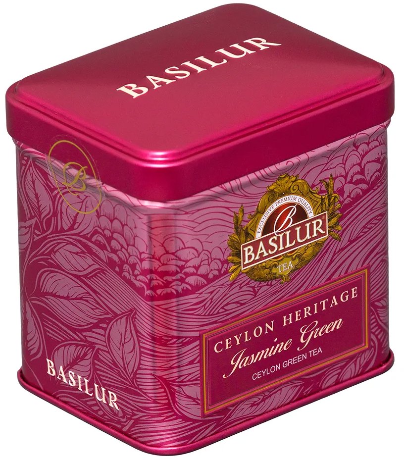 BASILUR Ceylon Heritage Jasmine Green 50 g plech