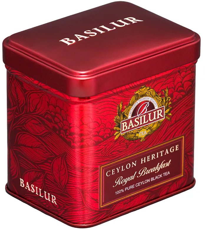 BASILUR Ceylon Heritage Royal Breakfast Tea 50 g plech