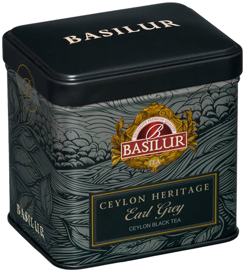 BASILUR Ceylon Heritage Earl Grey 50 g plech