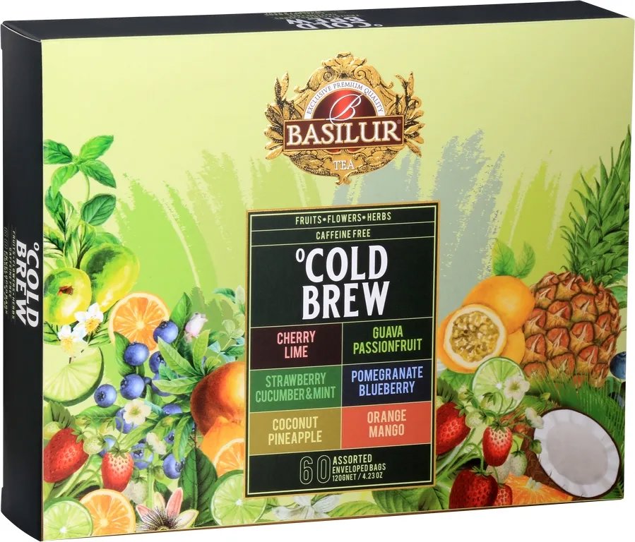 BASILUR Cold Brew Assorted papír 60 × 2 g