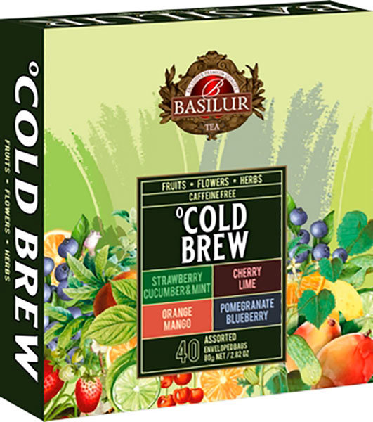 BASILUR Cold Brew Assorted přebal 40 × 2 g
