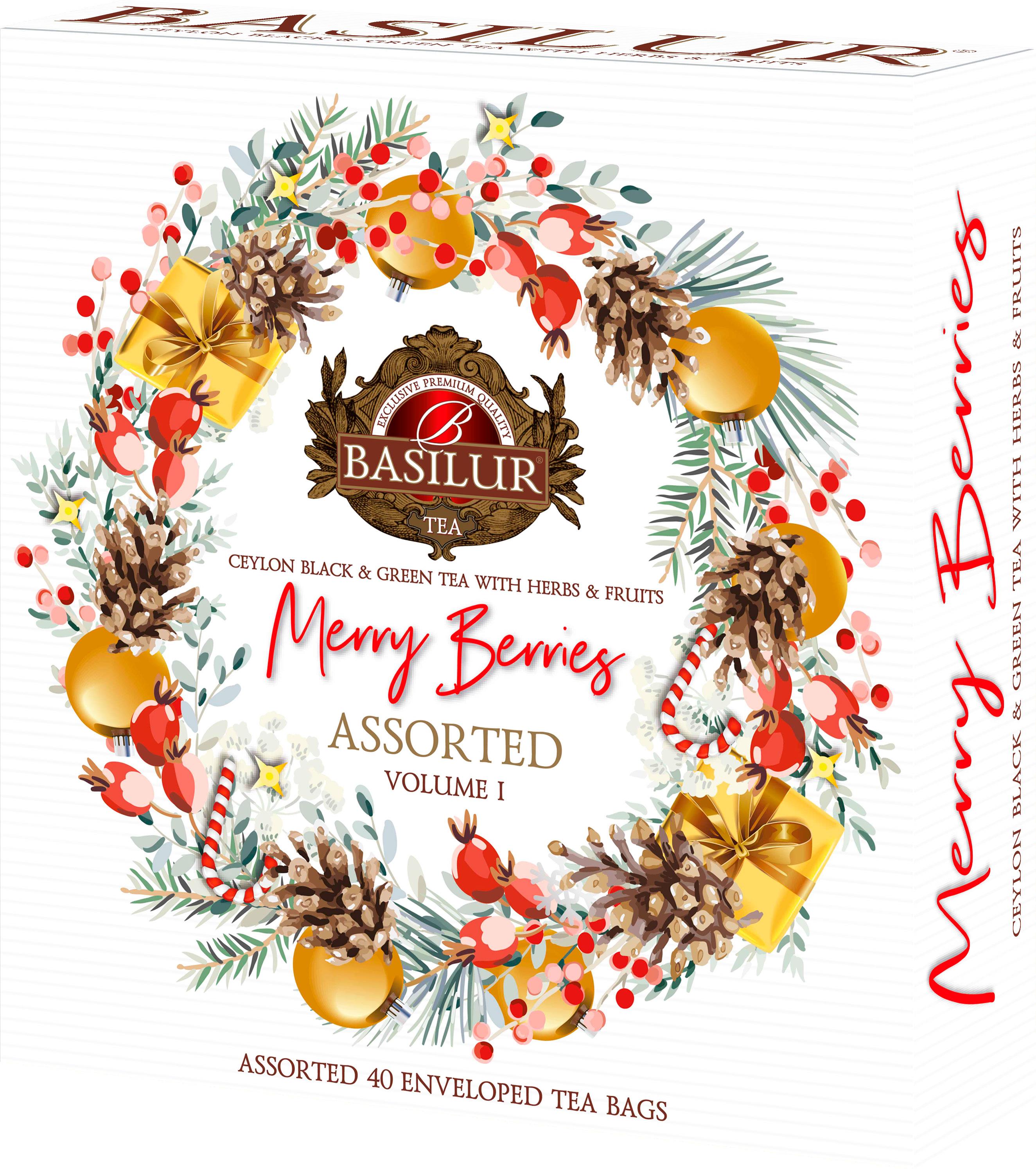 BASILUR Merry Berry Assorted Vol. I 40 sáčků, přebal