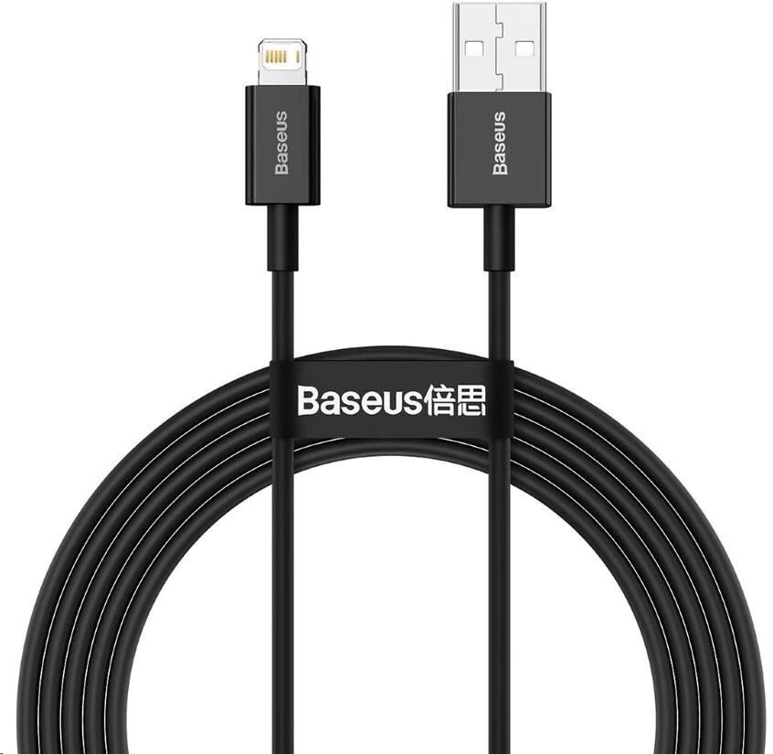 Baseus Superior Series rychlonabíjecí kabel USB/Lightning 2.4A 1m černá