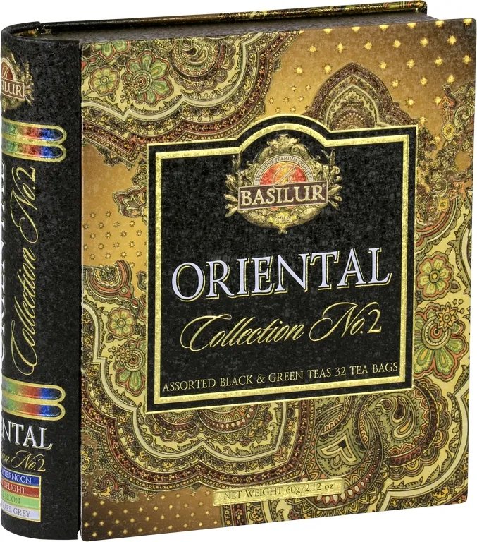 BASILUR Book Orient Assorted II plech 32 gastro sáčků