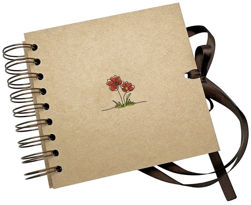 BALOUŠEK TISK Scrapbook Mini, 130 × 130 mm, Květiny