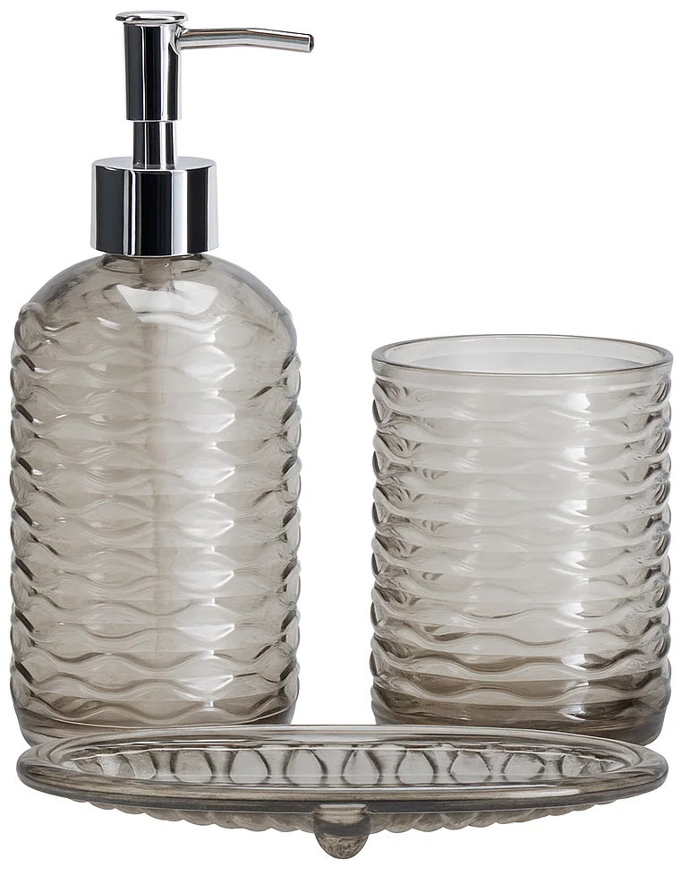Bathroom Solutions Node, dávkovač, kelímek na kartáčky a mýdlenka