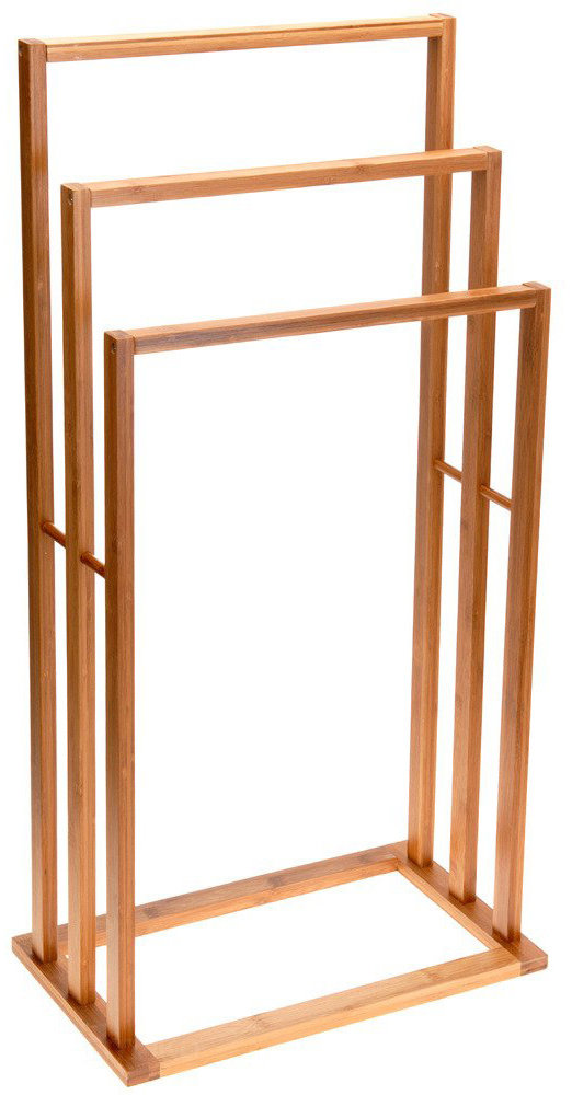 Bathroom Solutions Koupelnový věšák na ručníky Bamboo, 3ramenný
