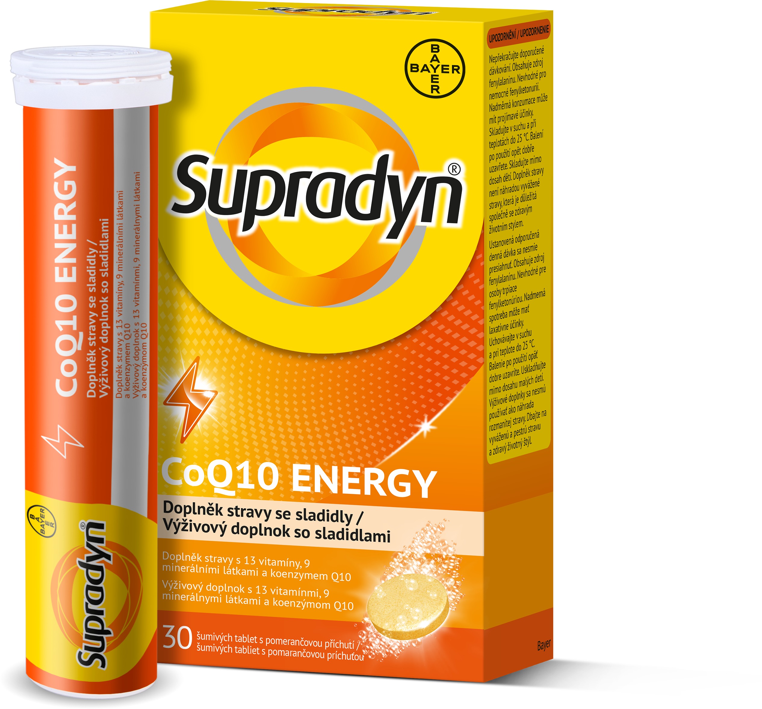 Supradyn CoQ10 Energy 30 šumivých tablet