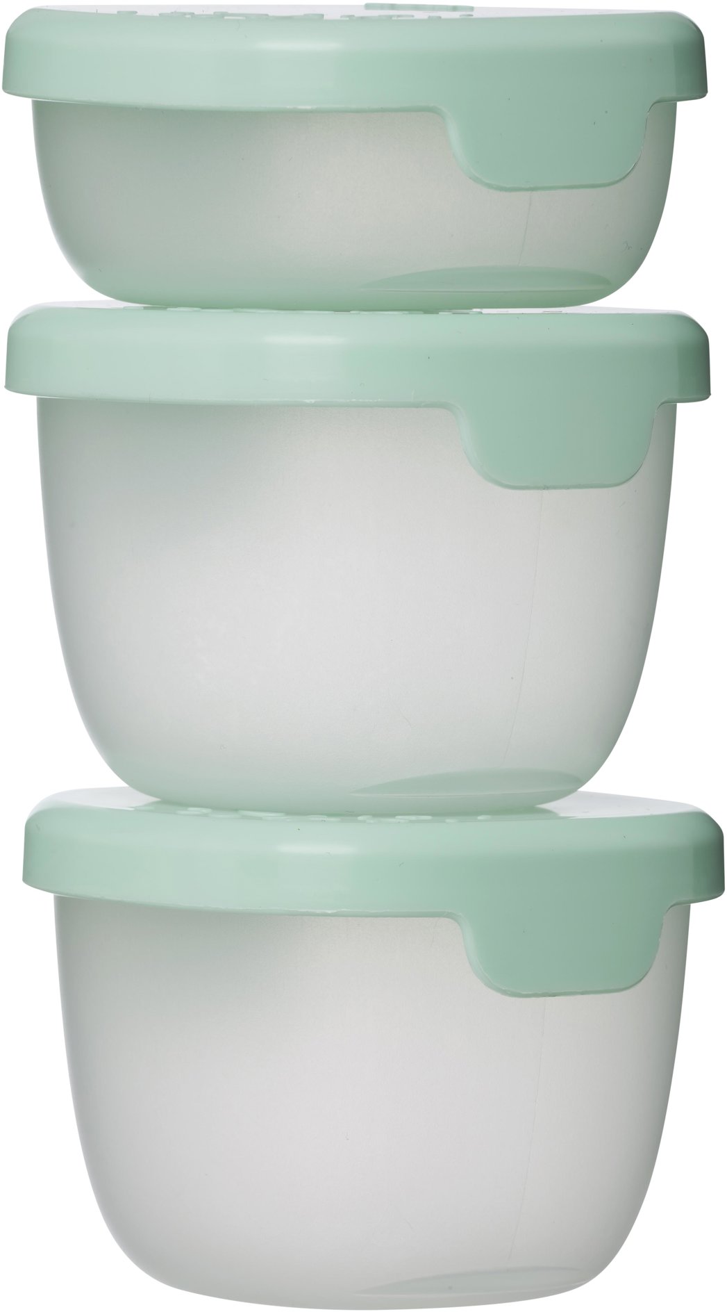 b.box Sada krabiček Snack tubs 3 ks zelené