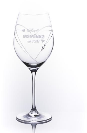 B.BOHEMIAN Sklenice na víno NEJLEPŠÍ MAMINKA 470 ml 1 ks (cz)