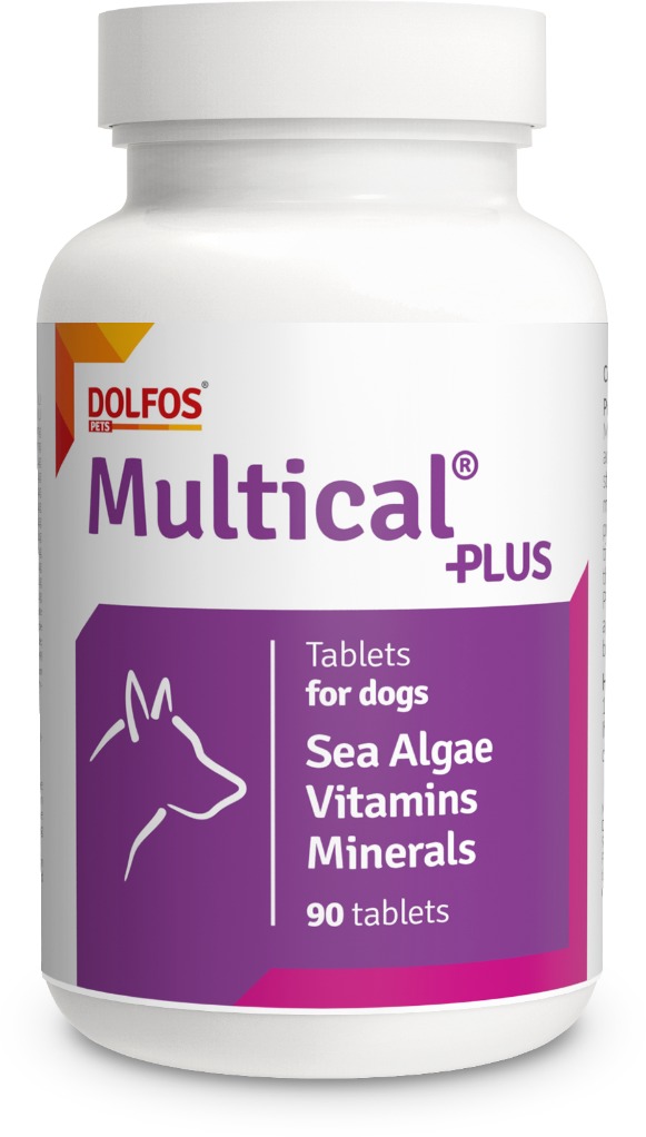 Dolfos Multical Plus 90 tbl. - vitamíny pro dospělé psy a březí feny