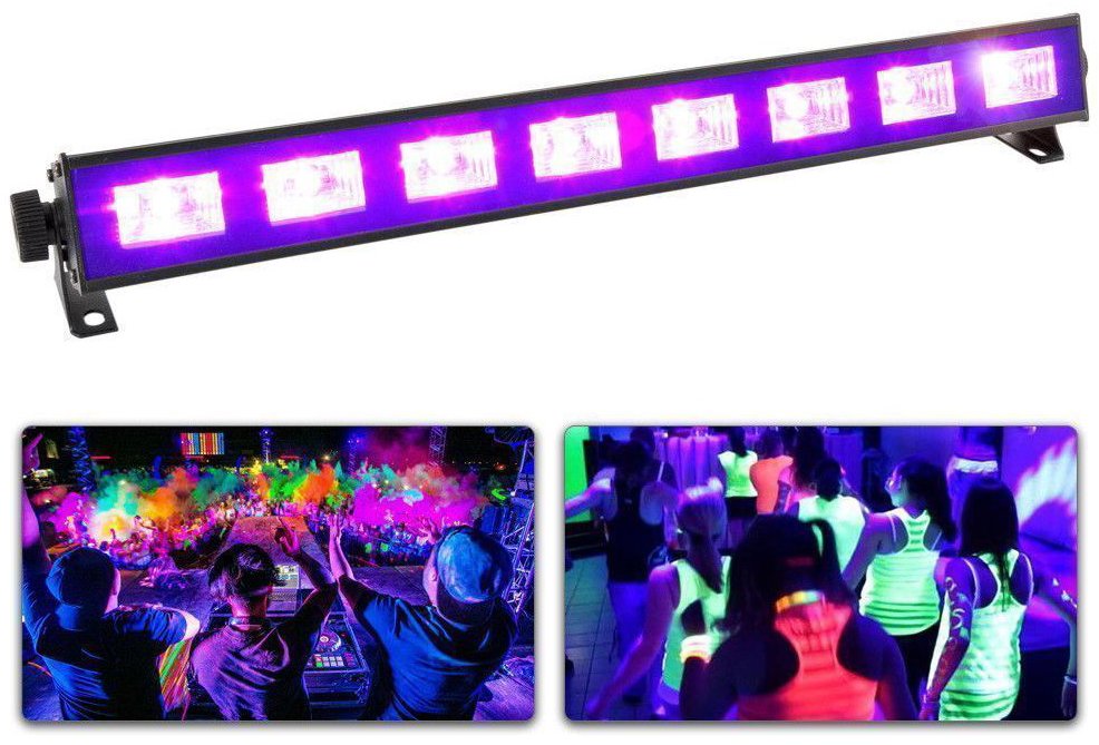 BeamZ BUV93 BAR 8 × 3W UV LEDs