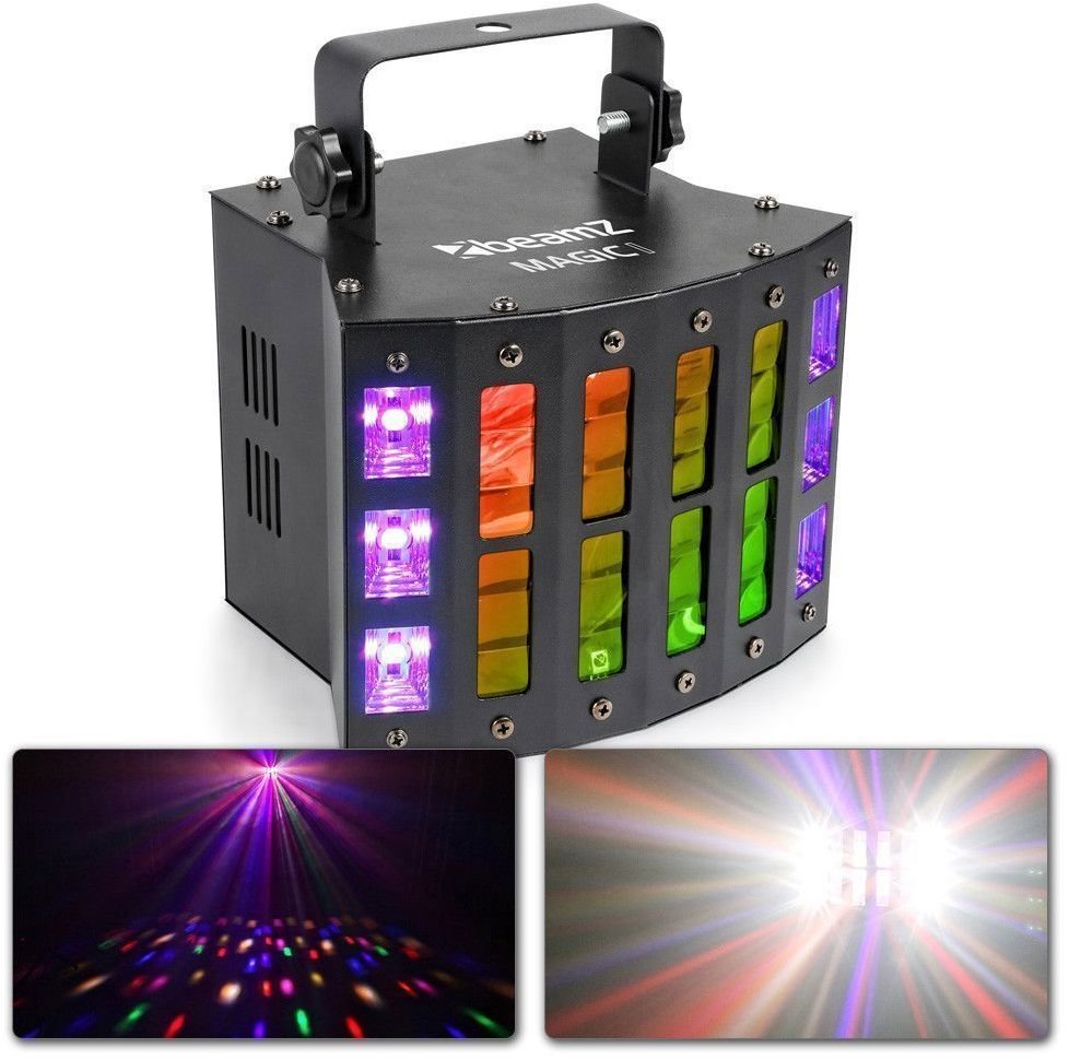 BeamZ Magic 1 Derby Strobe, 9 × 3 W RGBAWP + 6 × UV/W, DMX