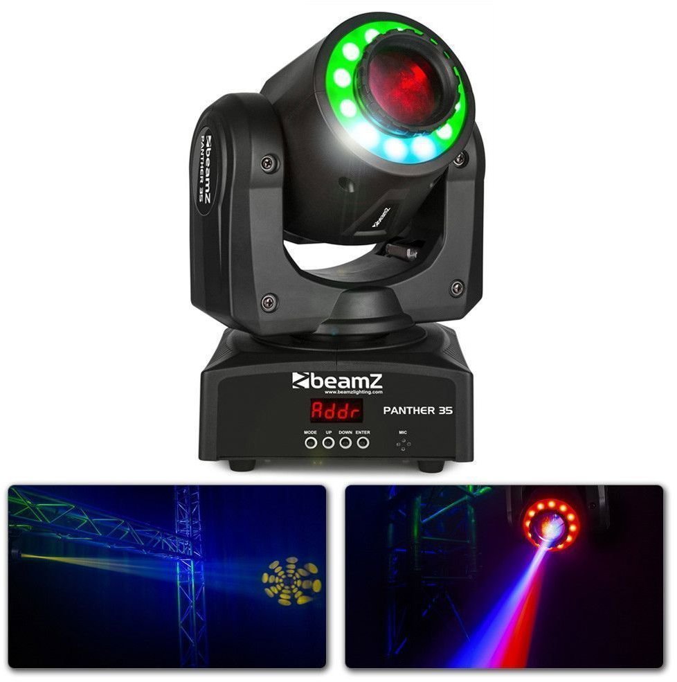 BeamZ Panther 35 Led Spot Otočná hlava s LED Ring