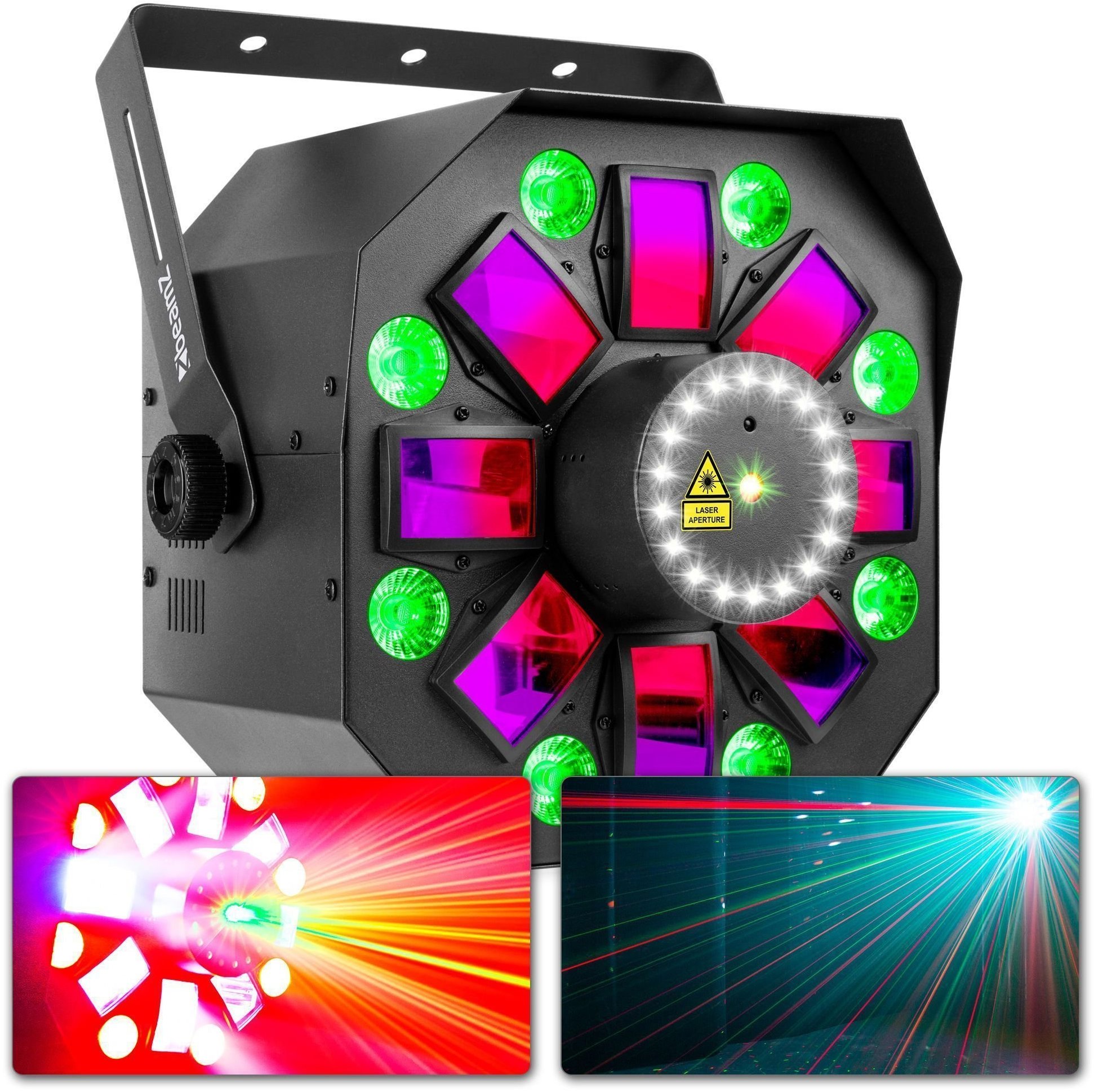 BeamZ MultiBox LED Effect s Laserem a Stroboskopem