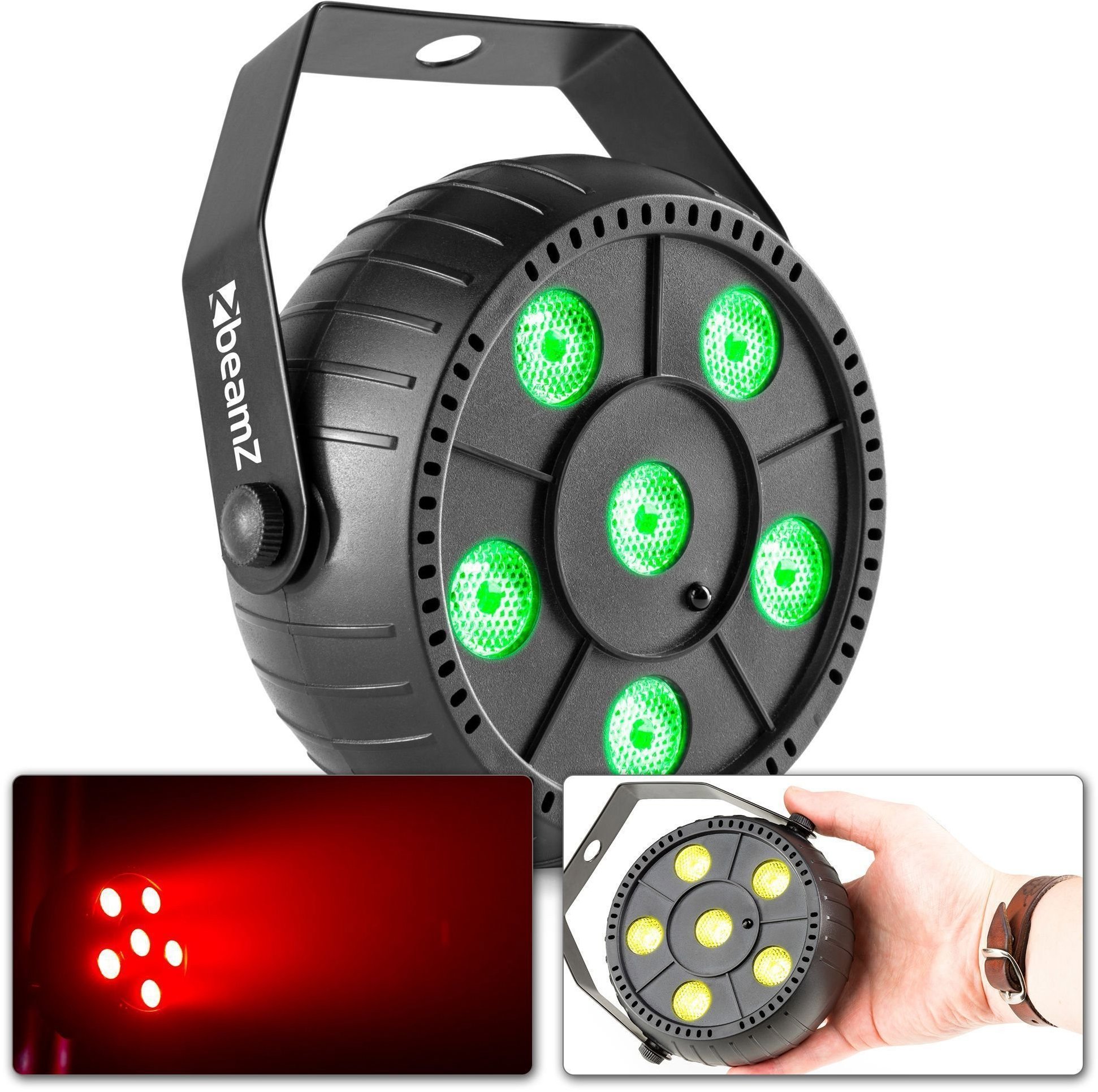 BeamZ PLP10 Bateriový Party Par 6 × 2 W RGB